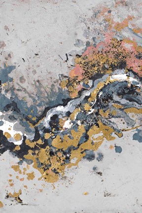 Framed Turbulence Vertical Print