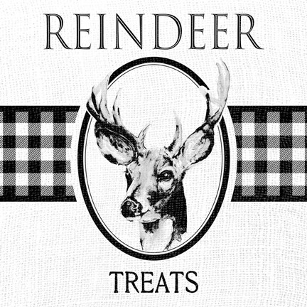 Framed Reindeer Treats Print