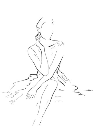 Framed Fashion Illustration Print