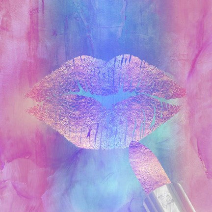 Framed Summer Kiss I Print