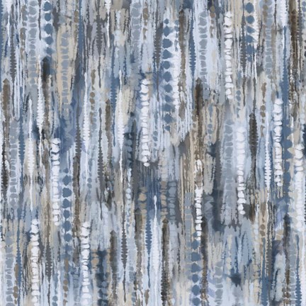 Framed Boho Tie Dye Cool Water pattern Print