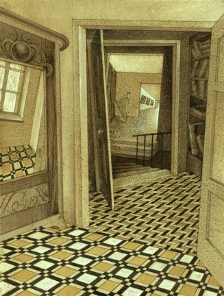 Framed Digory Kirke&#39;s Apartments Print