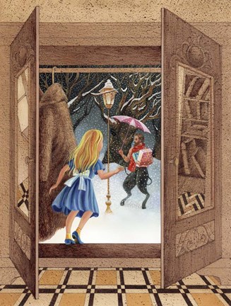 Framed Doors To Narnia Print