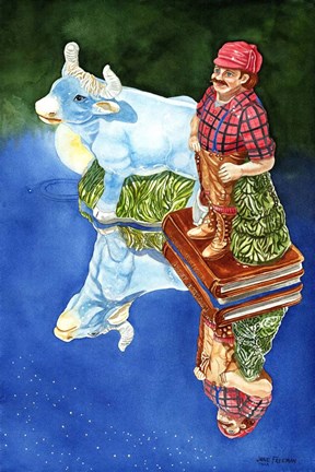 Framed Paul and Babe Print