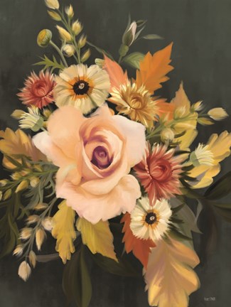 Framed Romantic Autumn II Print