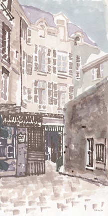 Framed Paris Street 1 Print