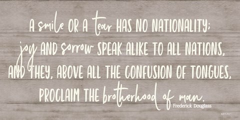 Framed Smile or a Tear Print