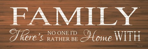 Framed Family Sign Print