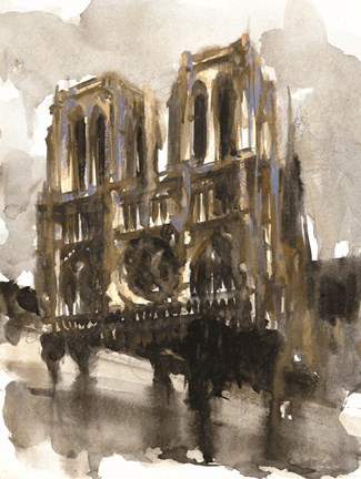 Framed Paris Street 3 Print