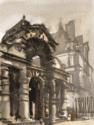 Framed Paris Street 4 Print