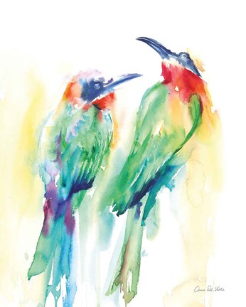 Framed Tropical Birds Print