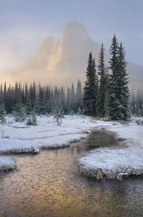 Framed Bell Mountain North Cascades I Print