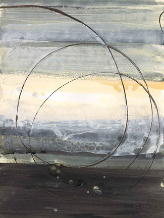 Framed Horizon Balance IV Light Print