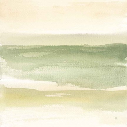 Framed Green Water II Print