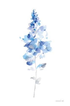 Framed Flower Study I Print