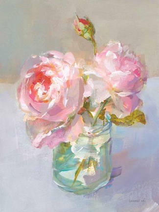 Framed Sweet Roses I Print