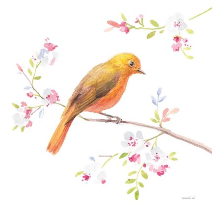 Framed Flight Friends III Print