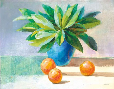 Framed Citrus Still Life Print