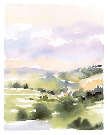 Framed Spring Hills I Print