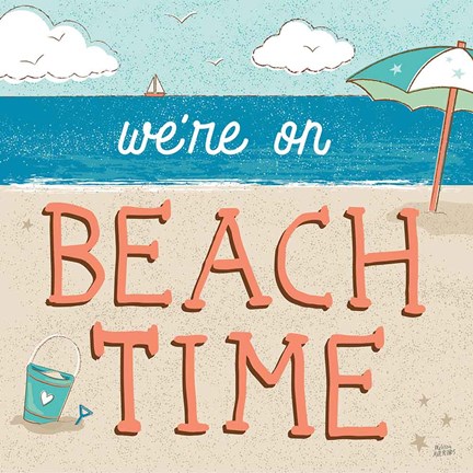 Framed Sea and Me IV Print