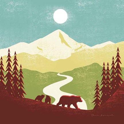 Framed Great Outdoors I Print