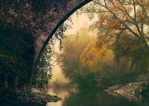 Framed Mystic River Print