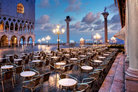 Framed Piazza San Marco Sunrise #21 Print