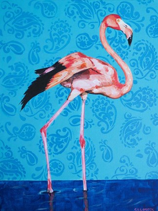 Framed Flamingo Print