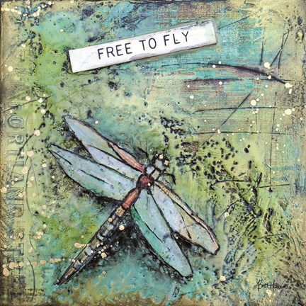Framed Free to Fly Print