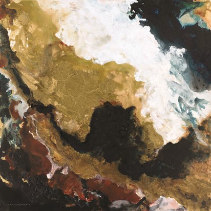 Framed Dark Storm from Above Print