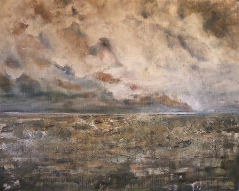 Framed Ginger Clouds Print