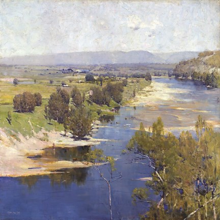 Framed Arthur Streeton - Cremorne Pastoral Print