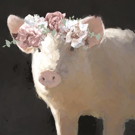 Framed Clementine the Pig Print