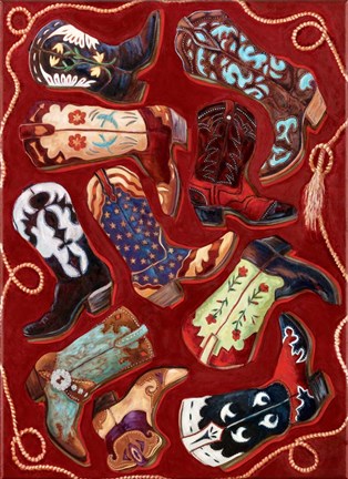 Framed Boot Scootin&#39; Boogie Print