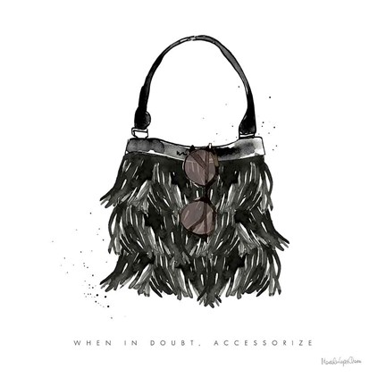 Framed Glitz and Glam XII Print