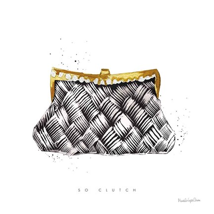 Framed Glitz and Glam X Print