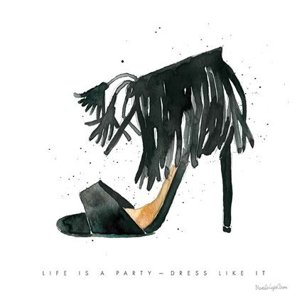 Framed Glitz and Glam VIII Print