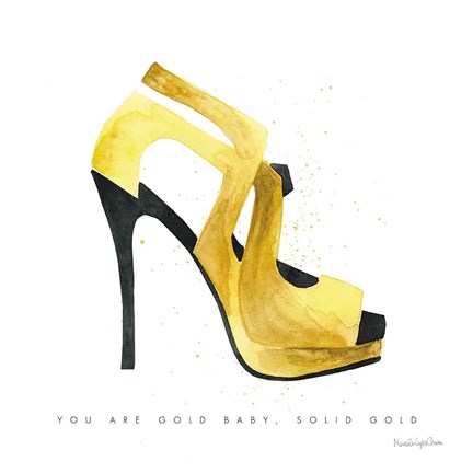 Framed Glitz and Glam VII Print