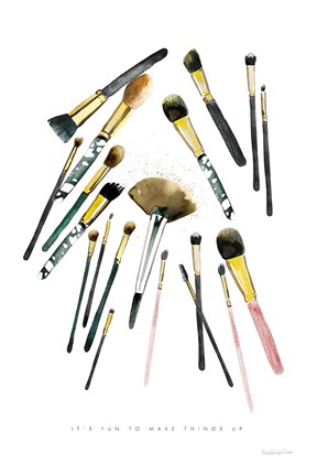 Framed Make it Up II Print