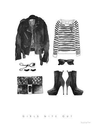 Framed Back in Black III Sweater Print