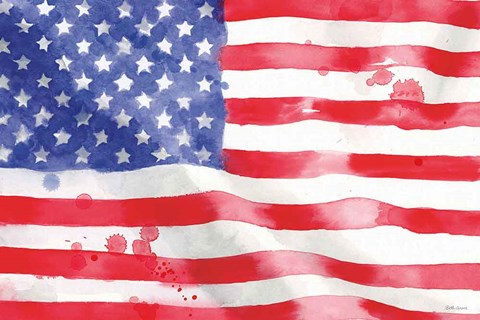 Framed Americana Style I Print