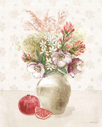 Framed Cottage Charm II Print