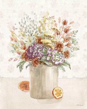 Framed Cottage Charm III Print