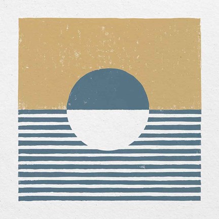 Framed Reflection IV Yellow Print