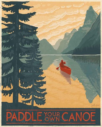 Framed Born to Roam V Print