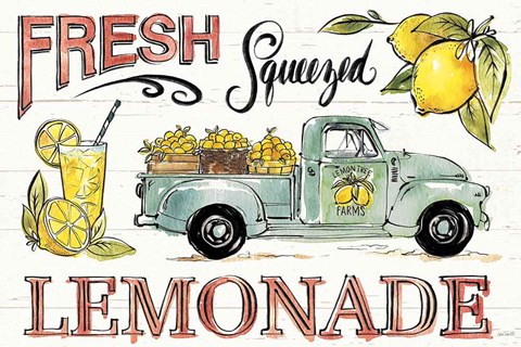 Framed Lemonade Stand I Print