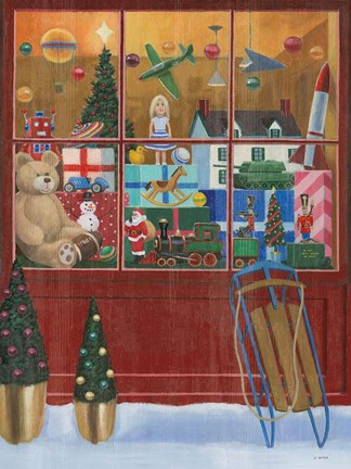 Framed Holiday Moments III Crop Print