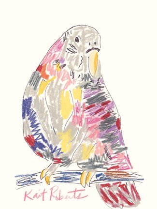 Framed Jimmy the Bird Print