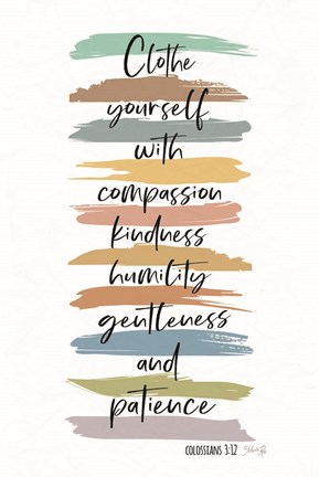 Framed Clothe Yourself with Compassion Print