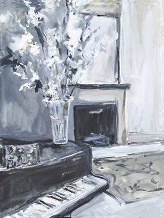 Framed Piano Blues III Print